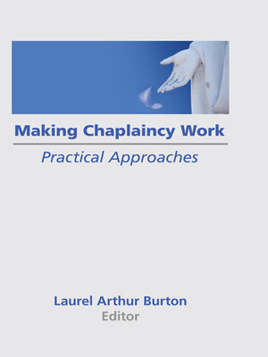 cover image of Making Chaplaincy Work